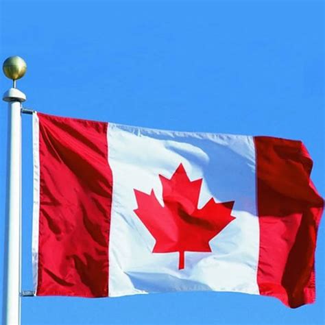 New 90*150cm Canadian Flag Canada Maple Leaf Banner Polyester Outdoor Flags Drop shipping-in ...