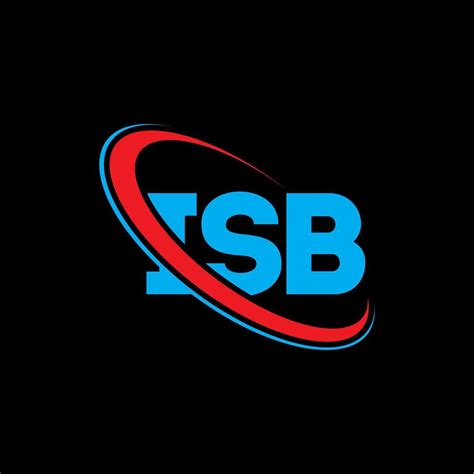 ISB logo. ISB letter. ISB letter logo design. Initials ISB logo linked with circle and uppercase ...