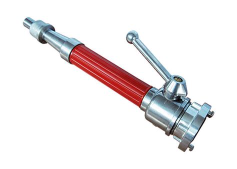 Aluminum Multipurpose Fire Hose Nozzle , Fire Jet Spray Nozzle With Ball Valve