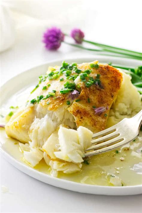 Broiled Cod with Chive Butter - Savor the Best