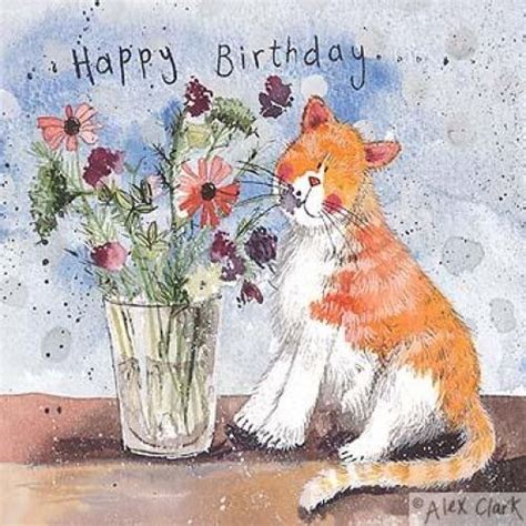 Pin by Alison Lawrence on art- cat 1 | Happy birthday animals, Happy ...