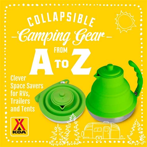 Collapsible Camping Gear From A To Z | KOA Camping Blog