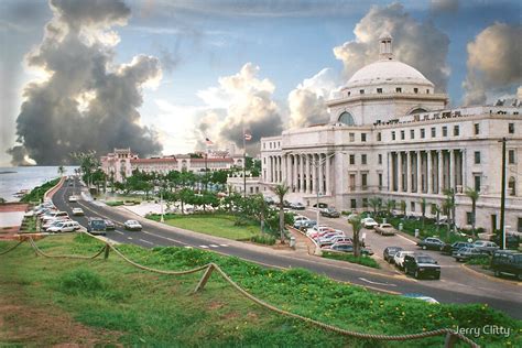 "Puerto Rico, capital view" by Jerry Clitty | Redbubble