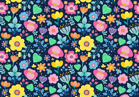 Seamless Ditsy Floral Pattern 151311 Vector Art at Vecteezy