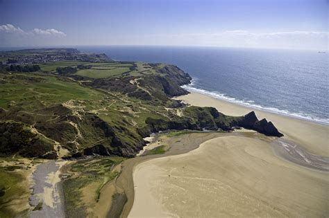 Three Cliffs Bay, Gower | Swansea bay, Uk beaches, Beaches in the world