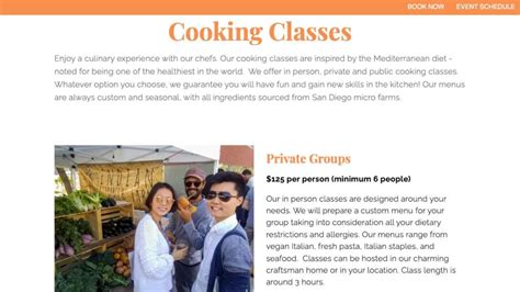 Best 5 Italian Cooking Classes in San Diego - Italy Cooking Schools