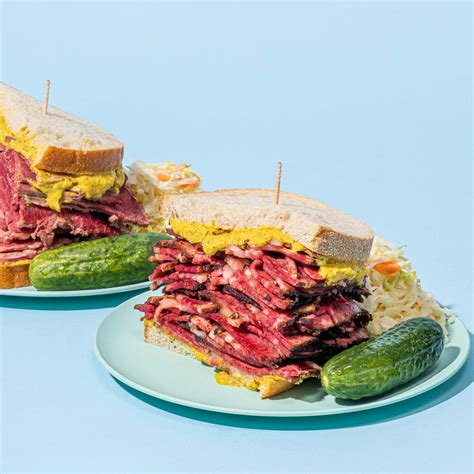 Pastrami or Corned Beef Sandwich Kit (serves 4-6) by Liebman's Kosher ...