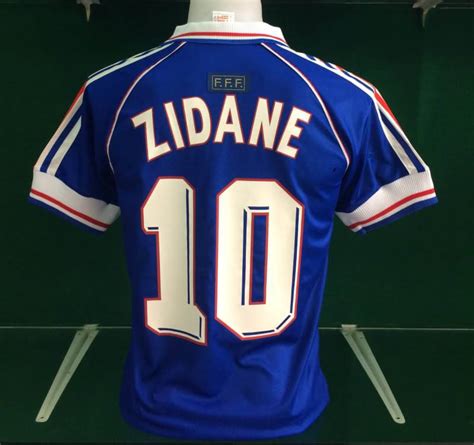 Zidane France 1998 Retro Shirt - Bargain Football Shirts