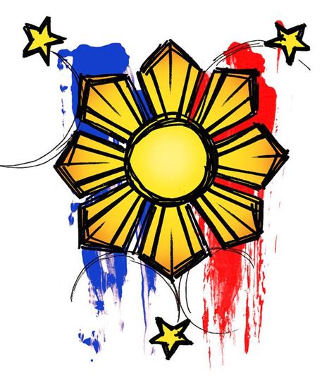 Filipino Sun And Stars Tattoo - ClipArt Best