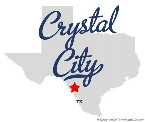 Map of Crystal City, TX, Texas