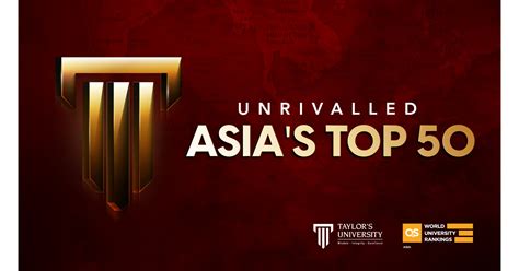 Taylor's Continues to Ascend Among Asia's Best, ranks 41 in the latest Asia University Rankings