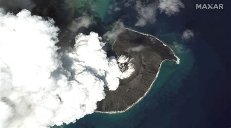 Before and After Photos of Tonga Volcano Eruption – Harpia News