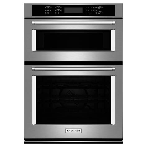 KitchenAid 30 in. Electric Even-Heat True Convection Wall Oven with ...