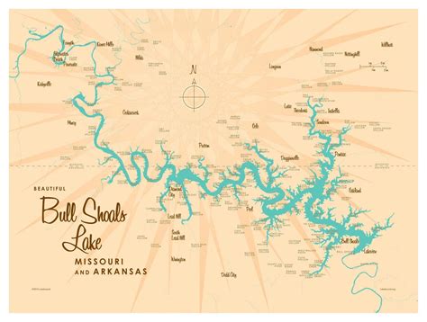 Bull Shoals Lake Map: Your Guide To Exploring The Beauty Of The Lake ...