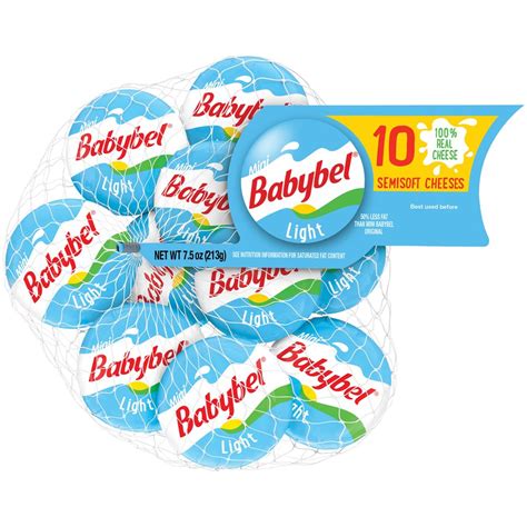 Mini Babybel Light Snack Cheese - Shop Cheese at H-E-B