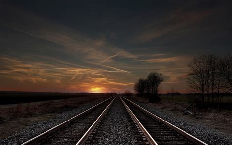 HD Train Tracks Wallpaper - WallpaperSafari