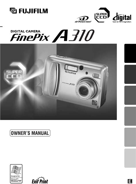 FujiFilm Digital Camera A310 User Guide | ManualsOnline.com