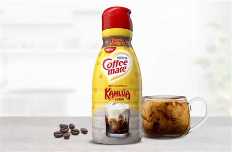 Coffee mate Kahlua and Creme Flavored Creamer is next level delicious