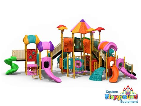 Commercial super structure outdoor play