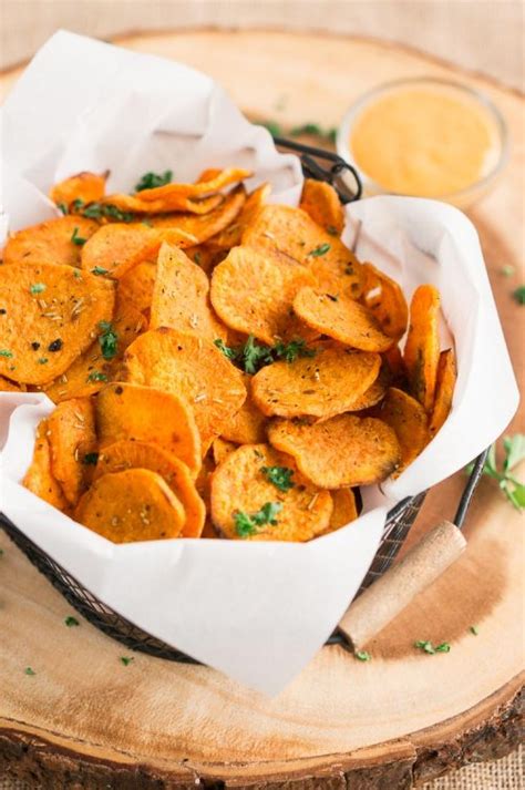 Baked Sweet Potato Chips - Delicious Meets Healthy