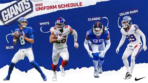 Giants announce 2022 uniform schedule - BVM Sports