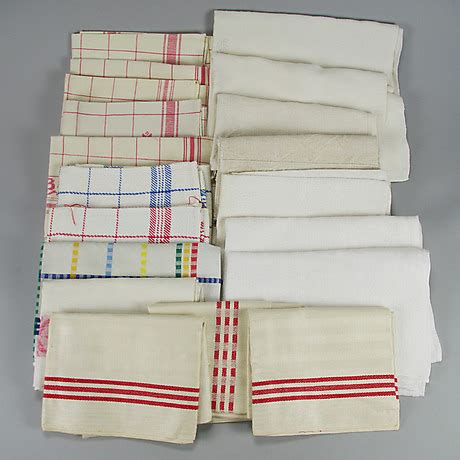 LINEN TOWELS, various patterns and sizes. Carpets & Textiles - Textiles ...