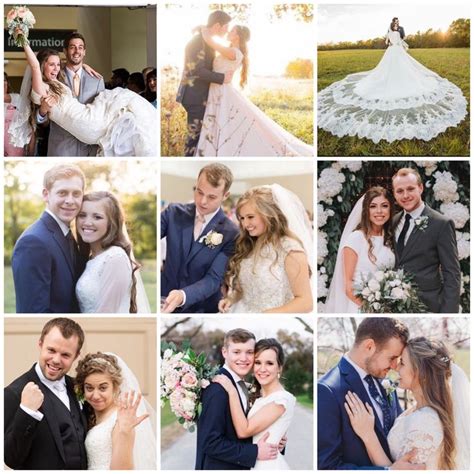 All duggar weddings from 2014-2021 | Duggar wedding, Duggars, Wedding