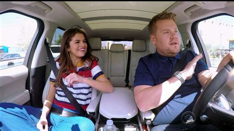 Selena Gomez: Carpool karaoke on The Late Late Show with James Corden ...