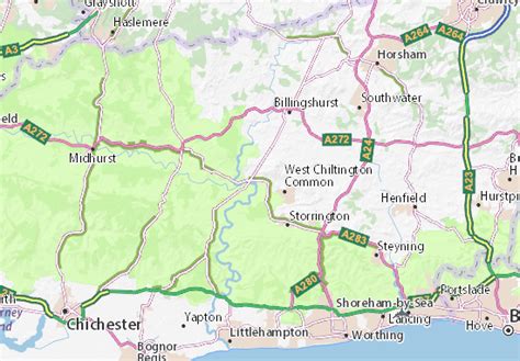 MICHELIN Pulborough map - ViaMichelin