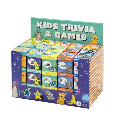 Top Class Trivia Kids Trivia POS Unit | Talking Tables | Kids trivia, Party theme, Party themes