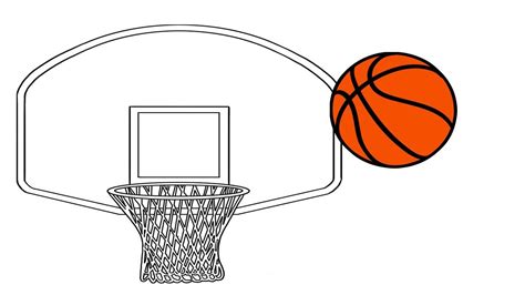 Basketball Rim Drawing at GetDrawings | Free download