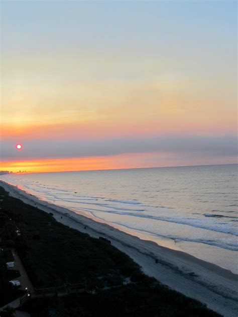North Myrtle Beach sunrise | View from our balcony - Beach C… | Flickr