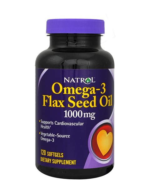 Omega-3 Flax Seed Oil by NATROL (120 softgels) £ 9,44