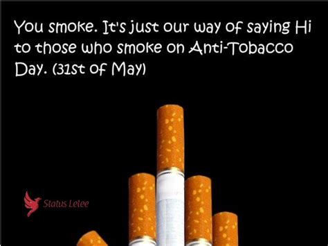 World No Tobacco Day 2020 Quotes, Motivational Quotes, Quit Smoking ...