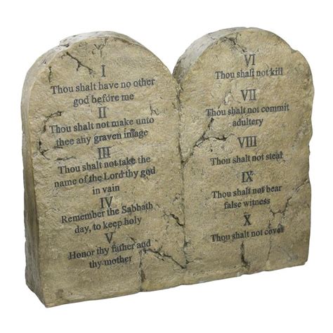 Design Toscano DB43010 Ten Commandments Statue,Gothic Stone | Design ...