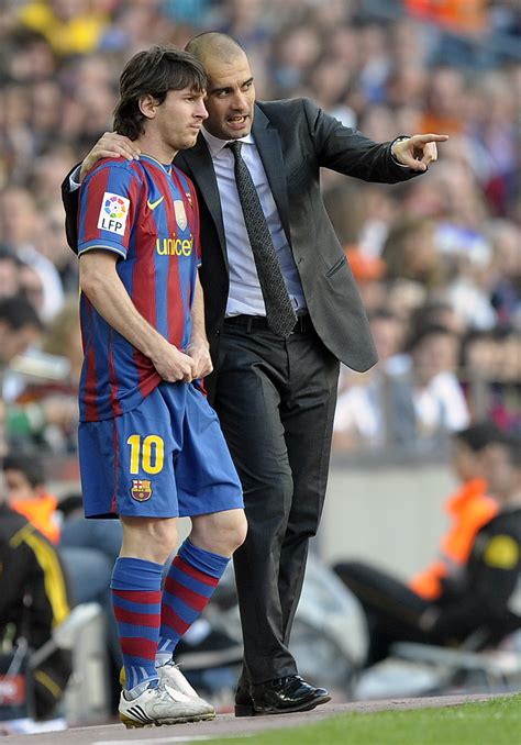 Lionel Messi labels Pep Guardiola as the 'best coach in the world ...