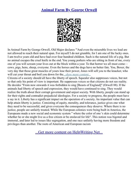 PPT - Animal Farm George Orwell Essay PowerPoint Presentation, free download - ID:12745811