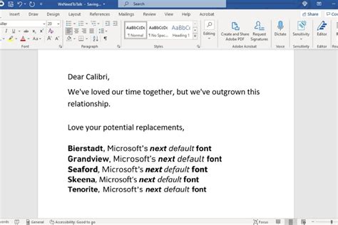 Microsoft is Removing 'Calibri' as Default and Wants Your Help to ...