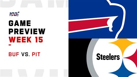 Buffalo Bills vs Pittsburgh Steelers Week 15 NFL Game Preview - YouTube