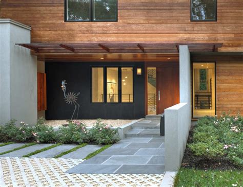 Floor to Ceiling Window for Contemporary House Exterior Design | Home Design and Decoration