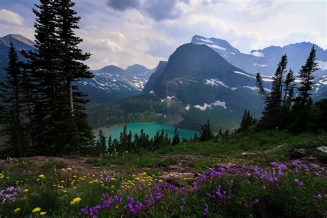 Grinnell Lake Full HD Wallpaper and Background Image | 3351x2234 | ID:596288