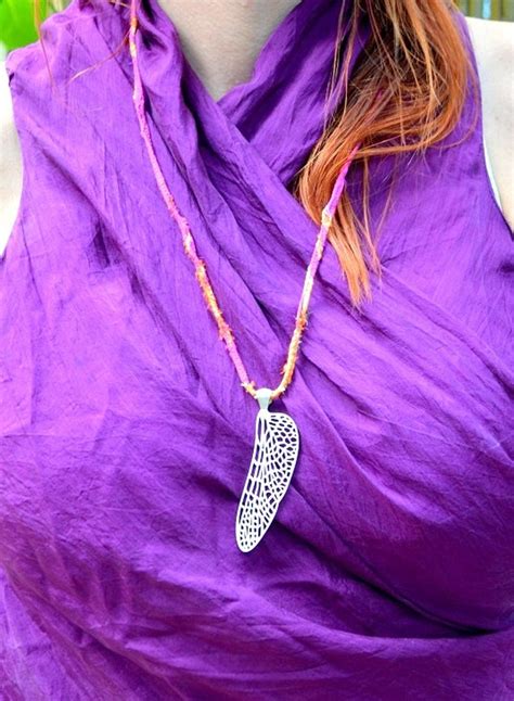 Dragonfly Wing in Sterling Silver Dragonfly Jewelry Insect - Etsy