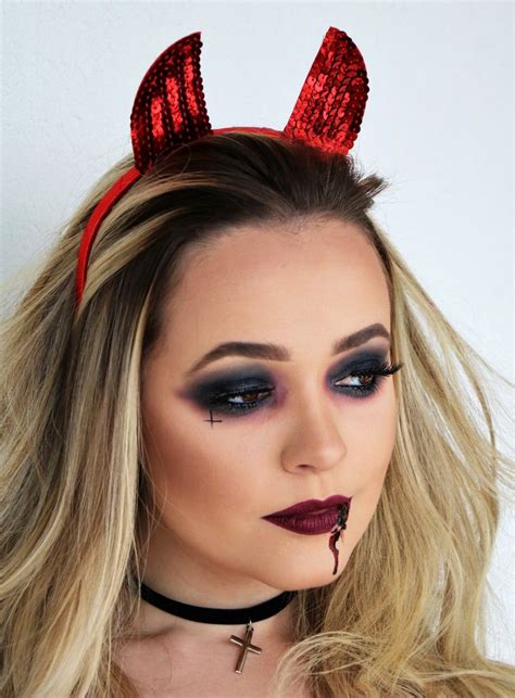 Halloween makeup || Devil 😈🎃 | Maquiagem de halloween assustador ...