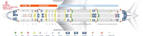 Seat map Boeing 777-300 Emirates. Best seats in the plane