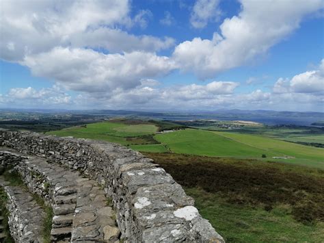 The Grianan of Aileach is an impressive hill fort which is over 23 meters