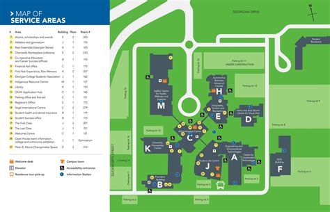 Georgian College on Twitter: "Need help finding your way around? Here is a map of the Barrie ...