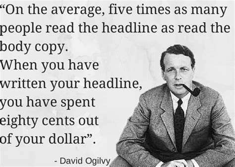 David Ogilvy Quotes. QuotesGram