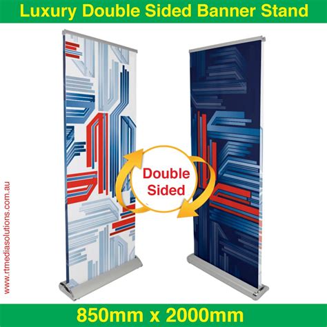 Classic Double Sided Banner Stand 850mmx2000mm - RT Media Solutions