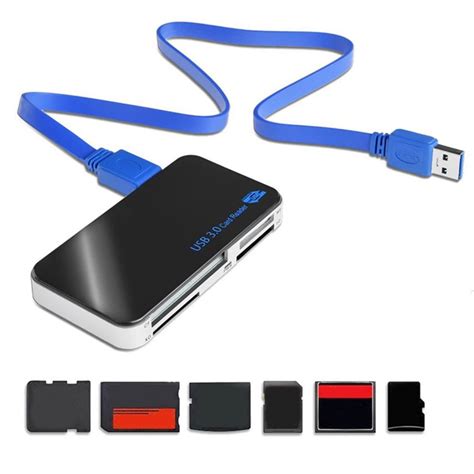 USB 3.0 All-in-1 Compact Flash Multi Card Reader Adapter 5Gbps High ...