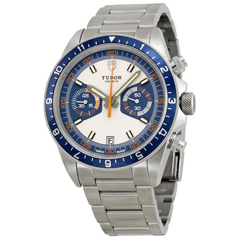 Tudor Heritage Chronograph Blue and Silver Dial Men's Watch 70330B-95740 - Heritage - Tudor ...